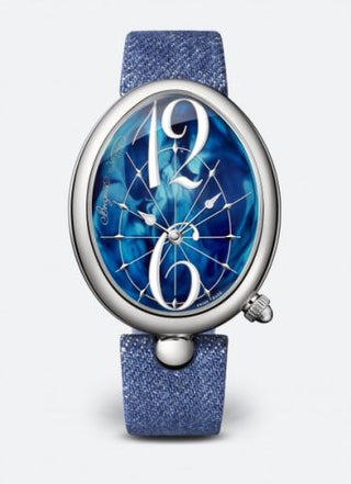 Breguet - 8967ST/E8/786/3L  Reine de Naples 8967 Stainless Steel / Blue MOP