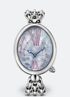 Breguet Reine de Naples 8967 Stainless Steel / Blue MOP / Bracelet (8967ST/G1/J50)