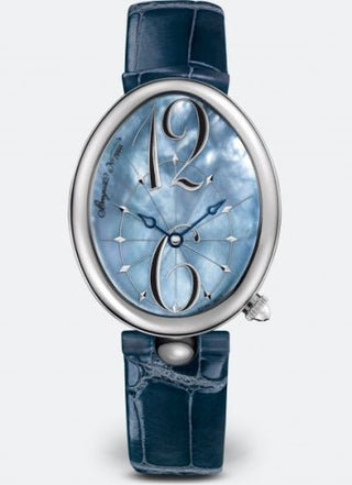 Breguet - 8967ST/V8/986  Reine de Naples 8967 Stainless Steel / Blue MOP