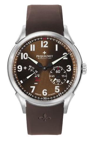 Pequignet - 9032883 / 38  Royale Titane Brown / Rubber