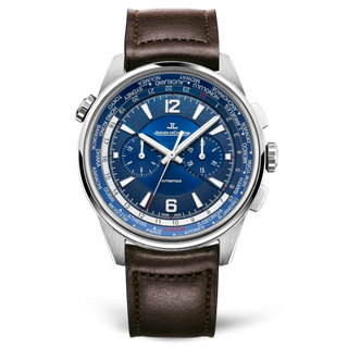 Jaeger-LeCoultre - 905T480  Polaris Chronograph WT Titanium / Blue / Calf