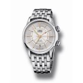 Oris - 01 908 7607 4051-Set MB  Artelier Alarm Stainless Steel / Silver / Bracelet