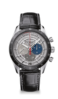 Zenith El Primero Chronomaster 42 Stainless Steel / Silver / Alligator (95.3001.3600/69.C817)