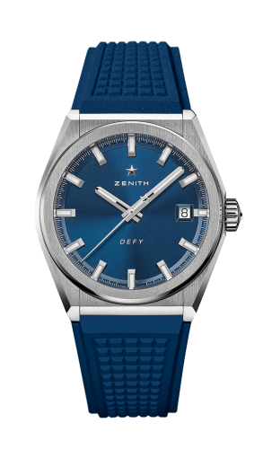 Zenith - 95.9000.670/51.R790  Defy Classic Titanium / Blue / Rubber