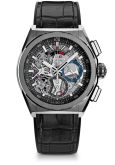 Zenith - 95.9000.9004/78.R582  Defy El Primero 21 Titanium / Skeleton / Alligator