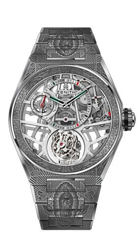 Zenith - 95.9004.8812/80.M9003  Defy Zero G Titanium / Virgen de Guadelupe Edition