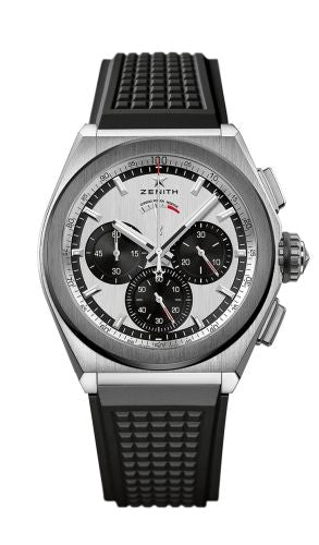 Zenith - 95.9005.9004/01.R782  Defy El Primero 21 Titanium / Ceramic / Silver Panda / Rubber