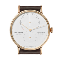 Nomos Glashütte Lambda 39 Roségold Blue Hands (952)