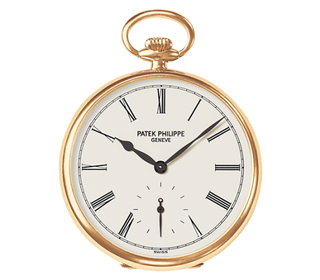 Patek Philippe - 973J-010  Pocket Watch Lepine Yellow Gold / White