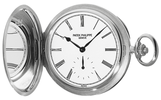 Patek Philippe - 980G-001  Pocket Watch Savonette White Gold / White 