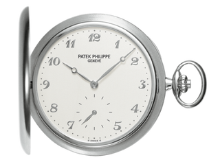 Patek Philippe - 980G-010  Pocket Watch Savonette White Gold / Silver