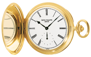 Patek Philippe - 980J-010  Pocket Watch Savonette Yellow Gold / White 