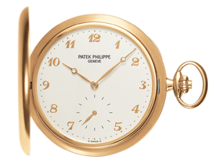 Patek Philippe - 980J-011  Pocket Watch Savonette Yellow Gold / Silver