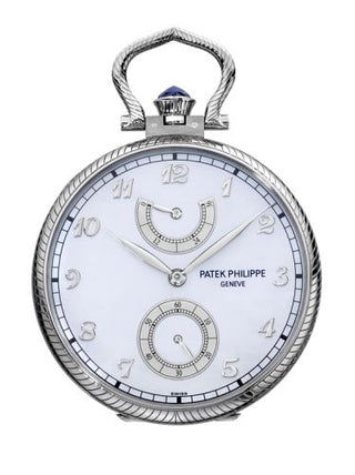 Patek Philippe - 982/132G  Pocket Watch Lepine Power Reserve White Gold / Horses