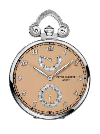 Patek Philippe - 982/159G   Pocket Watch Lepine Power Reserve White Gold / Japanese Cherry