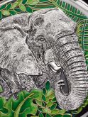 Patek Philippe - 982/161G  Pocket Watch Lepine Power Reserve White Gold / Elephant in the Jungle