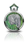 Patek Philippe - 982/161G  Pocket Watch Lepine Power Reserve White Gold / Elephant in the Jungle