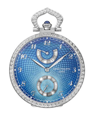 Patek Philippe - 982/162G  Pocket Watch Lepine Power Reserve White Gold / Kingfisher