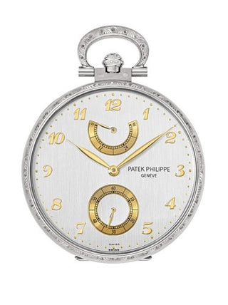 Patek Philippe - 982/177G  Pocket Watch Lepine Power Reserve White Gold / From Mother to Daughter