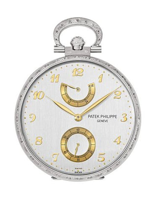 Patek Philippe - 982/178G  Pocket Watch Lepine Power Reserve White Gold / From Father to Son