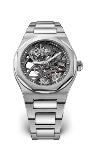 Girard-Perregaux - 99110-53-001-53A  Laureato 42 Flying Tourbillon Skeleton White Gold / Bracelet