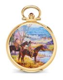 Patek Philippe - 992/115J  Pocket Watch Lepine Yellow Gold / Apsaalooke Sentinels