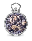 Patek Philippe - 992/122G  Pocket Watch Lepine White Gold / Wild Horses