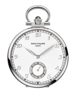 Patek Philippe - 992/152G  Pocket Watch Lepine White Gold / View of Geneva