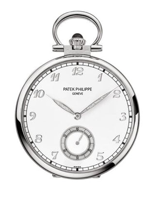 Patek Philippe - 992/164G  Pocket Watch Lepine White Gold / Place du Molard