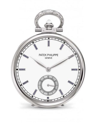 Patek Philippe - 995/109G  Pocket Watch Lepine White Gold / Mount Rushmore