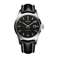 Breitling Transocean Day & Date Stainless Steel / Black / Calf / Folding (A1036012/BA91/435X/A20BA.1)