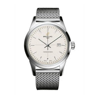 Breitling Transocean Day & Date Stainless Steel / Black / Milanese (A1036012/G721/154A)