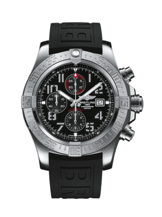 Breitling - A1337111/BC28/154S/A20S.1  Super Avenger II Stainless Steel / Volcano Black / Rubber / Pin