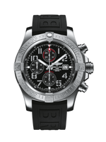 Breitling Super Avenger II Stainless Steel / Volcano Black / Rubber / Folding (A1337111/BC28/154S/A20S.1)