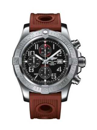 Breitling - A1337111/BC28/206S/A20D.2  Super Avenger II Stainless Steel / Volcano Black / Rubber / Folding