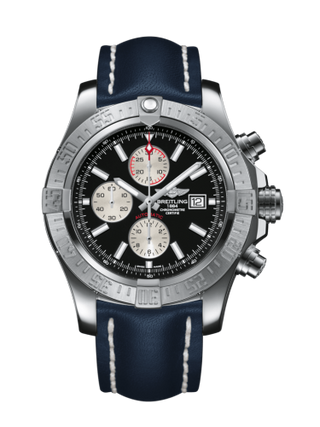 Breitling - A1337111/BC29/101X/A20BA.1  Super Avenger II Stainless Steel / Volcano Black / Calf / Pin