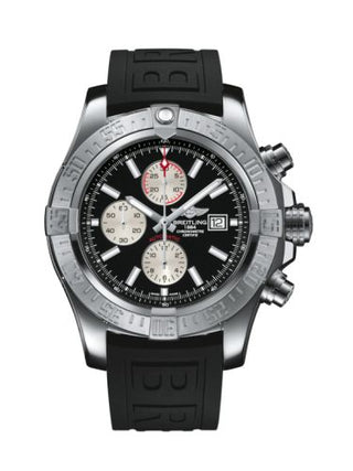 Breitling - A13371111B1S2  Super Avenger II Stainless Steel / Volcano Black / Rubber / Pin