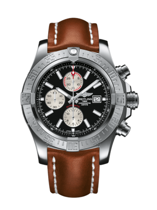 Breitling - A1337111/BC29/440X/A20D.1  Super Avenger II Stainless Steel / Volcano Black / Calf / Folding