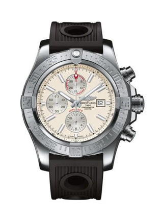 Breitling - A1337111/G779/201S  Super Avenger II Stainless Steel / Stratus Silver / Rubber