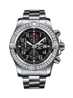 Breitling Super Avenger II Stainless Steel / Diamond / Volcano Black / Rubber / Pin (A1337153.BC28/168A)