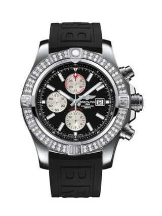 Breitling - A1337153/BC29/154S  Super Avenger II Stainless Steel / Diamond / Volcano Black / Rubber / Folding