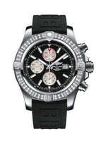 Breitling Super Avenger II Stainless Steel / Diamond / Stratus Silver / Bracelet (A1337153/BC29/154S)