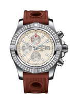 Breitling Super Avenger II Stainless Steel / Diamond / Volcano Black / Military / Pin (A1337153/G779/206S/A20D.2)