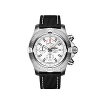 Breitling Avenger Chronograph 48 Stainless Steel / White / Calf / Folding (A133751A1A1X1)