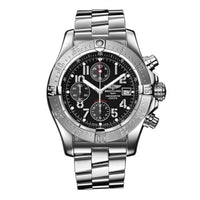 Breitling Avenger II GMT Stainless Steel / Volcano Black / Calf / Pin (A1338012.B975.132A)