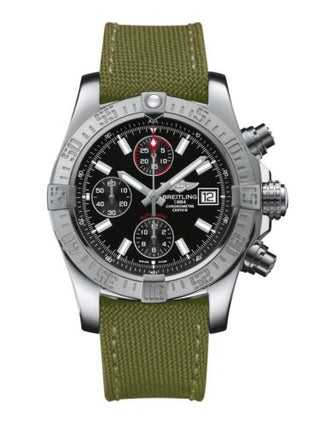 Breitling - A1338111.BC32.106W  Avenger II Stainless Steel / Volcano Black / Military