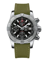 Breitling Avenger II Stainless Steel / Volcano Black / Military (A1338111.BC32.106W)