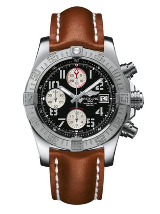 Breitling - A1338111.BC33.433X  Avenger II Stainless Steel / Volcano Black / Calf