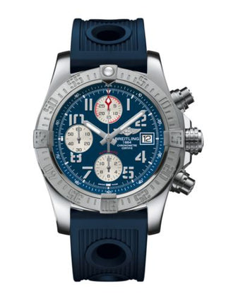 Breitling - A1338111.C870.211S  Avenger II Stainless Steel / Mariner Blue / Rubber