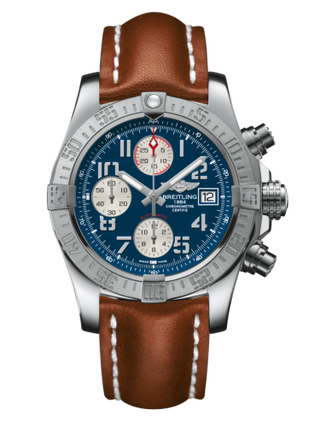 Breitling - A1338111/C870/433X/A20BA.1  Avenger II Stainless Steel / Mariner Blue / Calf / Pin